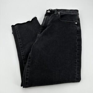 Madewell Black Cropped Ankle Jeans